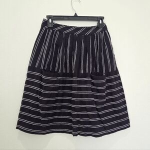 Anthropologie Maeve Striped Skirt Size 0